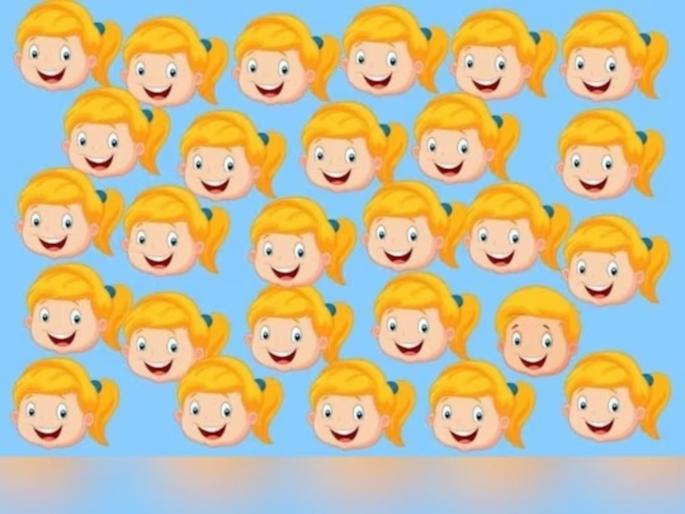 Optical Illusion : Can you find boy is hidden among the many faces of girls | Optical Illusion : मुलींच्या चेहऱ्यांमध्ये लपवलेला आहे एका मुलाचा चेहरा, 4 सेकंदात शोधण्याचं आहे चॅलेंज!