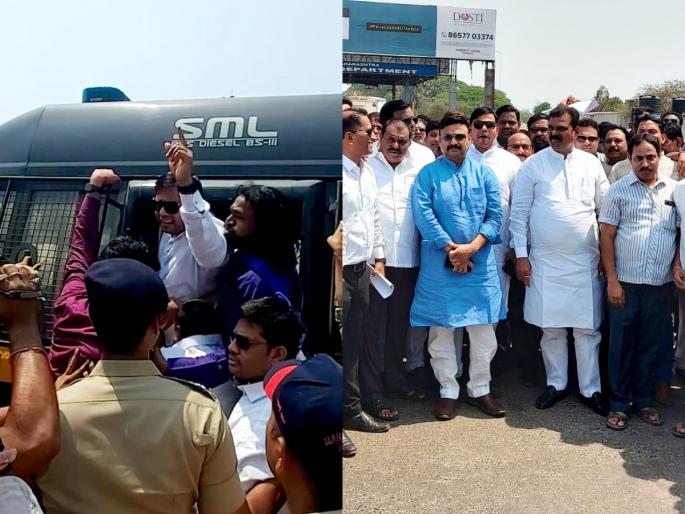 BJP leader Kapil Patil targets congress and NCP over the Bhiwandi road issue | तत्कालीन बांधकाम मंत्र्यांच्या निकटवर्तीयांनाच कामे दिल्याने रस्त्यांची दुरावस्था; कपिल पाटील यांचा विरोधकांवर निशाणा BJP leader Kapil Patil targets congress and NCP over the Bhiwandi road issue | तत्कालीन बांधकाम मंत्र्यांच्या निकटवर्तीयांनाच कामे दिल्याने रस्त्यांची दुरावस्था; कपिल पाटील यांचा विरोधकांवर निशाणा