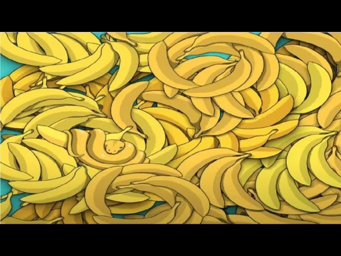 Optical Illusion : Can you find hidden snake in bunch of bananas test your eyesight | केळींमध्ये लपला आहे एक साप, भलेभले शोधण्यात झाले फेल; बघा तुम्हीही ट्राय करा! Optical Illusion : Can you find hidden snake in bunch of bananas test your eyesight | केळींमध्ये लपला आहे एक साप, भलेभले शोधण्यात झाले फेल; बघा तुम्हीही ट्राय करा!