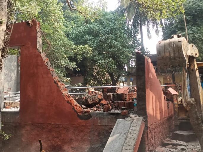 The municipality finally got the moment to take action against unauthorized constructions in Kandalvan | कांदळवनातील अनधिकृत बांधकामांवर कारवाईला अखेर पालिकेला मिळाला मुहूर्त