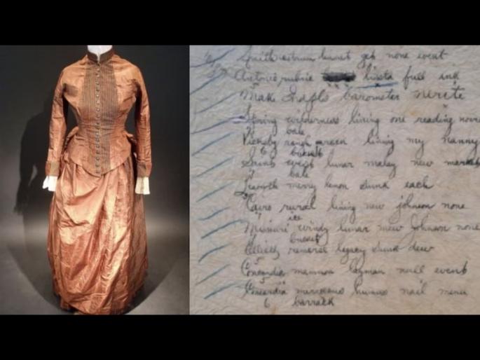Mysterious handwritten notes found in 100 year old dress decoded after 10 years know story | 100 वर्ष जुन्या ड्रेसमध्ये सापडल्या होत्या काही नोट्स, रहस्य उलगडायला लागली 10 वर्ष Mysterious handwritten notes found in 100 year old dress decoded after 10 years know story | 100 वर्ष जुन्या ड्रेसमध्ये सापडल्या होत्या काही नोट्स, रहस्य उलगडायला लागली 10 वर्ष