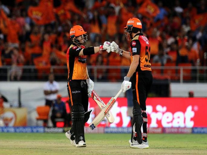IPL 2019 SRH vs KKR: Sunrisers Hyderabad won by 9 wicket against Kolkata Knight Riders | IPL 2019 SRH vs KKR : कोलकाताची पराभवाची 'पंचमी', वॉर्नर-बेअरस्टो जोडीनं धु धु धुतले
