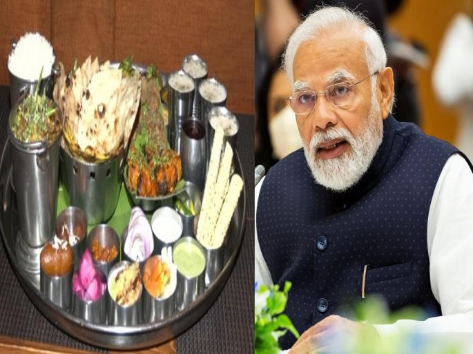 Delhi based restaurant to launch '56inch Modi Ji' Thali on PM Narendra Modi's birthday | PM Modi Birthday : पंतप्रधानांच्या वाढदिवसानिमित्त '56 इंच मोदी जी' थाळी; दिल्लीतील रेस्टॉरंटची अनोखी कल्पना  Delhi based restaurant to launch '56inch Modi Ji' Thali on PM Narendra Modi's birthday | PM Modi Birthday : पंतप्रधानांच्या वाढदिवसानिमित्त '56 इंच मोदी जी' थाळी; दिल्लीतील रेस्टॉरंटची अनोखी कल्पना