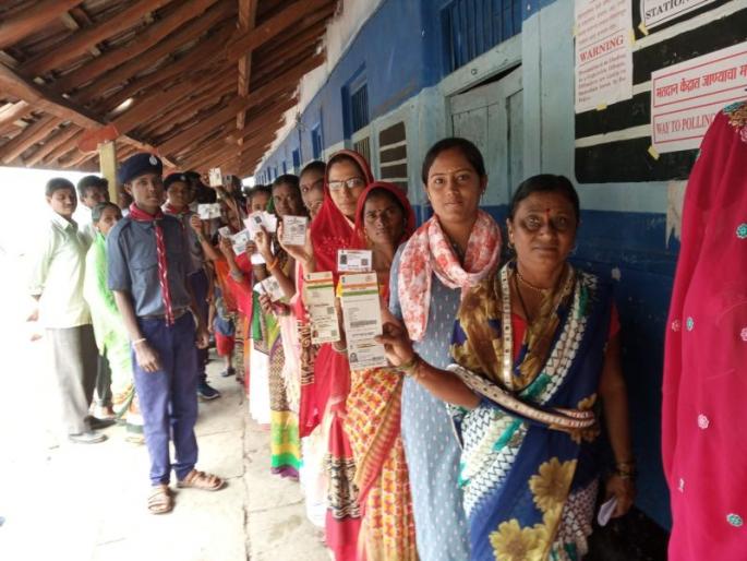 58 percent vote in the district | विधानसभा निवडणुकीसाठी जळगाव जिल्ह्यात अंदाजे ५८ टक्के मतदान 58 percent vote in the district | विधानसभा निवडणुकीसाठी जळगाव जिल्ह्यात अंदाजे ५८ टक्के मतदान