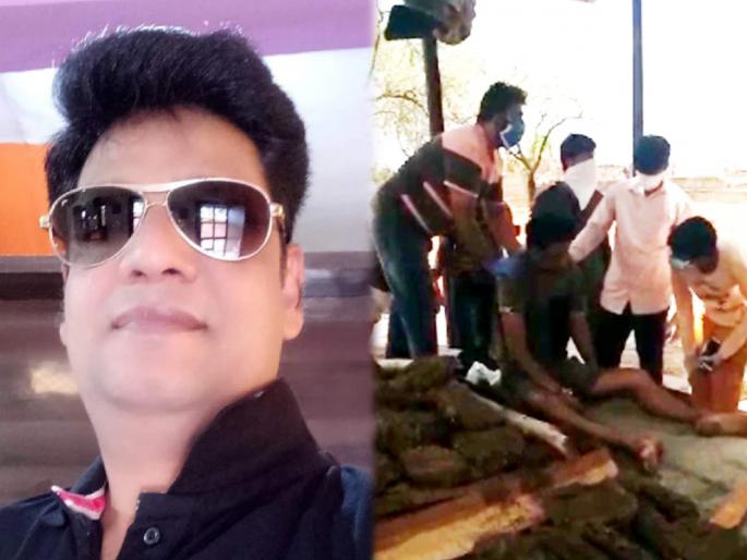 The dead body stood up from the funeral pyre in the crematorium started to breathe Madhya Pradesh | चितेवर अचानक उठून बसला मृतदेह, अंत्यसंस्काराआधी स्मशानभूमीत एकच गोंधळ...