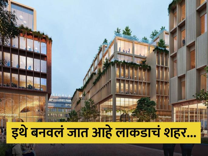 Worlds largest wooden city set to be built in Stockholm | इथे बनवलं जात आहे लाकडापासून एक अख्खं शहर, ठरेल जगातील पहिली वुडन सिटी Worlds largest wooden city set to be built in Stockholm | इथे बनवलं जात आहे लाकडापासून एक अख्खं शहर, ठरेल जगातील पहिली वुडन सिटी