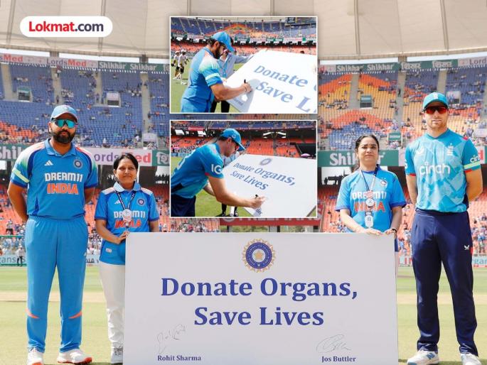 India vs England 3rd OD Why are India and England cricketers wearing green arm bands in 3rd ODI at Ahmedabad | IND vs ENG : दोन्ही संघातील खेळाडू हिरव्या रंगाची पट्टी बांधून उतरले मैदानात; जाणून घ्या त्यामागचं कारण