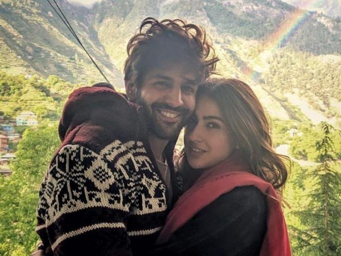 sara ali khan writes emotional message for kartik aryan, ranveer singh comment | सारा अली खान कार्तिकच्या आठवणीने व्याकूळ; रणवीर सिंग म्हणाला, विसरू नकोस...!! sara ali khan writes emotional message for kartik aryan, ranveer singh comment | सारा अली खान कार्तिकच्या आठवणीने व्याकूळ; रणवीर सिंग म्हणाला, विसरू नकोस...!!