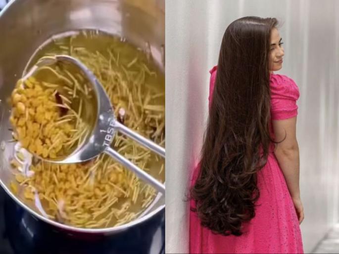 How To Grow Hairs Faster : Hair Care tips Hair Care Tips Use These 3 Kitchen Ingredients For Hair Growth | केस पातळ-भांग सपाट, मोकळा दिसतो? किचनमधले ३ पदार्थ केसांना लावा, दाट-लांब होतील केस How To Grow Hairs Faster : Hair Care tips Hair Care Tips Use These 3 Kitchen Ingredients For Hair Growth | केस पातळ-भांग सपाट, मोकळा दिसतो? किचनमधले ३ पदार्थ केसांना लावा, दाट-लांब होतील केस