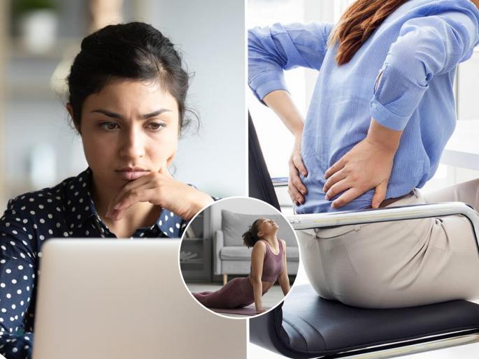 If You are Working on Laptop More than 5 Hrs Do this Yoga asana : Working on laptop for more than 5 hours a day? Do these 5 asanas without fail... | दिवसभरात ५ तासांहून जास्त वेळ लॅपटॉपवर काम करता? रोज न चुकता करा ५ आसनं, पाठीची दुखणी टाळायची तर...