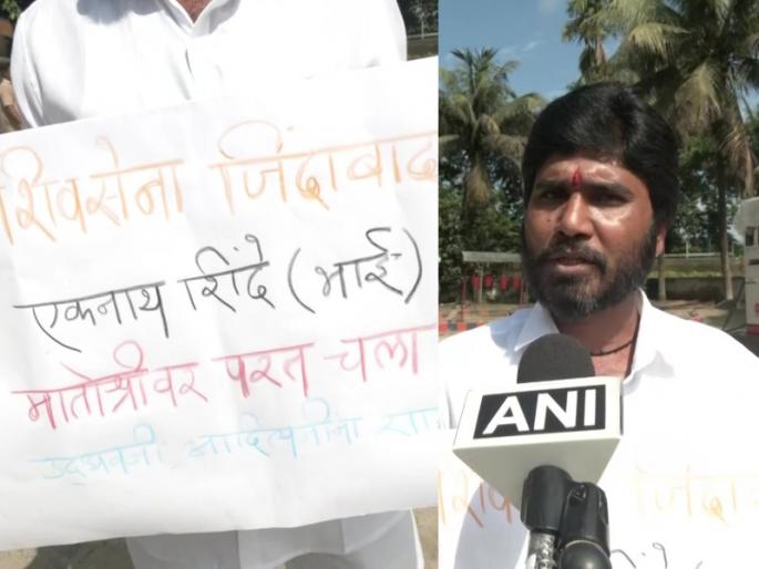 Police detain Sanjay Bhosale, deputy district chief of Shiv Sena from Maharashtra's Satara, who was present near Radisson Blu hotel | 'मातोश्रीवर परत चला'; एकनाथ शिंदेंना घ्यायला गेलेल्या पदाधिकाऱ्याला पोलिसांनी घेतलं ताब्यात Police detain Sanjay Bhosale, deputy district chief of Shiv Sena from Maharashtra's Satara, who was present near Radisson Blu hotel | 'मातोश्रीवर परत चला'; एकनाथ शिंदेंना घ्यायला गेलेल्या पदाधिकाऱ्याला पोलिसांनी घेतलं ताब्यात