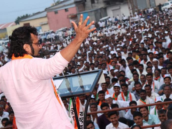 Maharashtra Election 2019: ... still not looking good; Dr. Amol Kolhein tops Chief Minister | Maharashtra Election 2019: कसंही बघितला तरी गडी पैलवान दिसत नाही; अमोल कोल्हेंचा मुख्यमंत्र्यांना टोला