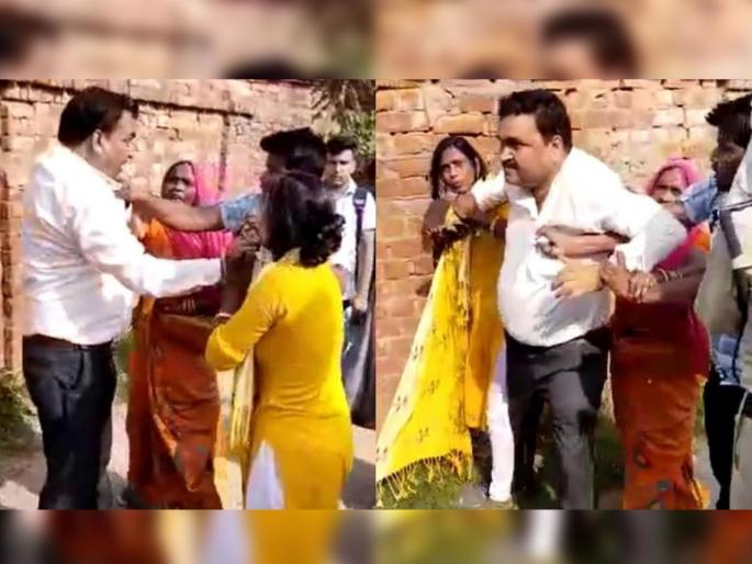 Azamgarh husband who was absconding for 6 years was caught by the wife | दुसरं लग्न करून फरार झाला होता पती, ६ वर्षांनी पत्नीने पकडलं; मग झाला हायव्होल्टेज ड्रामा Azamgarh husband who was absconding for 6 years was caught by the wife | दुसरं लग्न करून फरार झाला होता पती, ६ वर्षांनी पत्नीने पकडलं; मग झाला हायव्होल्टेज ड्रामा