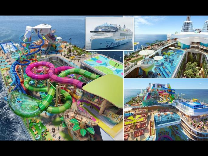 Royal Caribbean’s Icon of the Seas : Largest Cruise ship with water park and 9 swimming pool | जगातली सगळ्यात मोठी क्रूज शिप, जहाजावरच आहे वॉटर पार्क आणि 9 स्वीमिंग पूल! Royal Caribbean’s Icon of the Seas : Largest Cruise ship with water park and 9 swimming pool | जगातली सगळ्यात मोठी क्रूज शिप, जहाजावरच आहे वॉटर पार्क आणि 9 स्वीमिंग पूल!