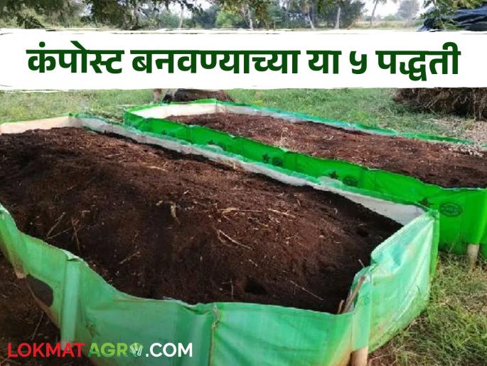 Do you know these five ways to make compost? | कंपोस्ट बनवण्याच्या या पाच पद्धती तुम्हाला ठाऊक आहेत का? Do you know these five ways to make compost? | कंपोस्ट बनवण्याच्या या पाच पद्धती तुम्हाला ठाऊक आहेत का?