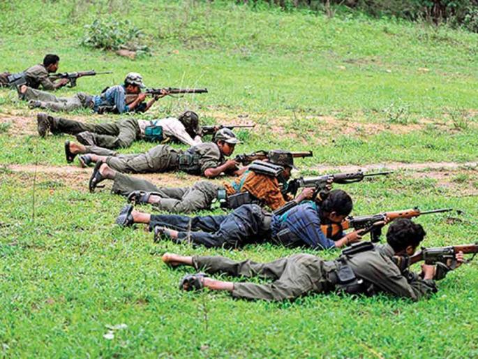 Three killed in clashes with female Naxals | महिला नक्षलीसह तीन जण चकमकीत ठार Three killed in clashes with female Naxals | महिला नक्षलीसह तीन जण चकमकीत ठार