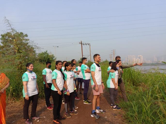 World Migratory Bird Day: One Run for Flamingos | जागतिक स्थलांतरीत पक्षी दिन : एक धाव फ्लेमिंगोसाठी World Migratory Bird Day: One Run for Flamingos | जागतिक स्थलांतरीत पक्षी दिन : एक धाव फ्लेमिंगोसाठी