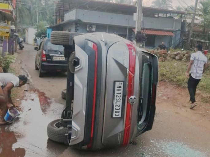 Pedestrian injured due to drunk driving | हणजूण परिसरातील शापोरा येथे नशेत ठोकरल्याने पादचारी जखमी Pedestrian injured due to drunk driving | हणजूण परिसरातील शापोरा येथे नशेत ठोकरल्याने पादचारी जखमी