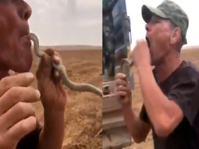 Man swallowed live snake then died | धक्कादायक! 'या' व्यक्तीने गिळला जिवंत साप, मग गळा आणि जीभ पाहून डॉक्टर झाले हैराण