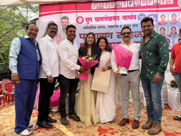 The winning sarpanch in the sarpanch election assumed office | थेट सरपंच निवडणुकीत विजयी सरपंचांनी स्वीकारला पदभार The winning sarpanch in the sarpanch election assumed office | थेट सरपंच निवडणुकीत विजयी सरपंचांनी स्वीकारला पदभार