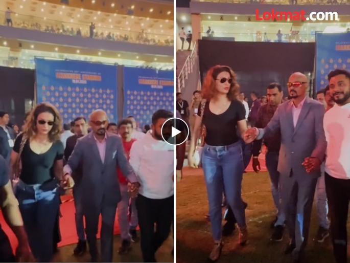 Vinod Kambli Struggles To Walk Wife Andrea Hewitt Offers Support At Wankhede Stadium Watch Video | ..अन् विनोद कांबळीसाठी 'आधारस्तंभ' झाली अँड्रिया; तिच्याबद्दल क्रिकेटर जे बोलला ते व्हिडिओतून दिसलं