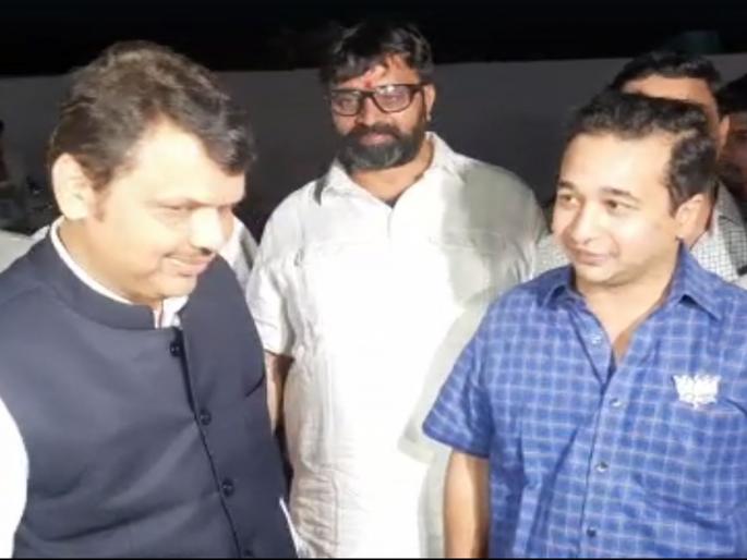 Nitesh Rane in Goa: "I want to talk ", Nitesh Rane's closed door discussion with Devendra Fadnavis after narendra modi's ralley mhapusa goa election | Nitesh Rane in Goa: 'थोडं बोलायचंय', नितेश राणेंची देवेंद्र फडणवीसांसोबत बंद दाराआड चर्चा Nitesh Rane in Goa: "I want to talk ", Nitesh Rane's closed door discussion with Devendra Fadnavis after narendra modi's ralley mhapusa goa election | Nitesh Rane in Goa: 'थोडं बोलायचंय', नितेश राणेंची देवेंद्र फडणवीसांसोबत बंद दाराआड चर्चा