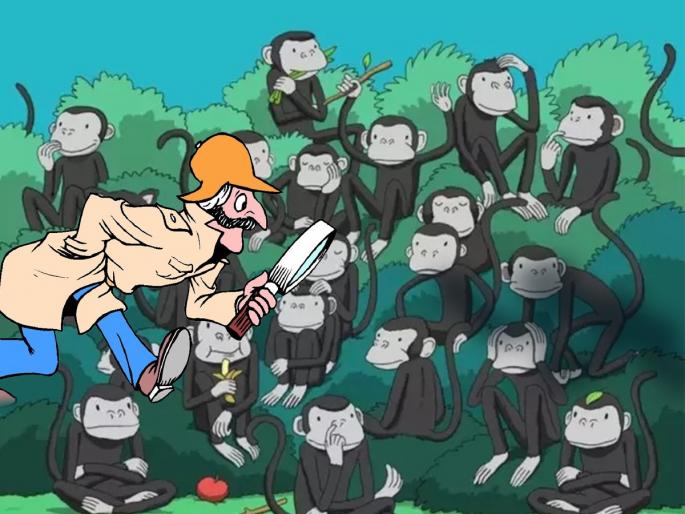 Optical illusion : Can you find out the beer sitting between the group of monkeys | माकडांच्या गॅंगमध्ये लपलं आहे एक अस्वल, 7 सेकंदात शोधण्याचं आहे चॅलेंज! Optical illusion : Can you find out the beer sitting between the group of monkeys | माकडांच्या गॅंगमध्ये लपलं आहे एक अस्वल, 7 सेकंदात शोधण्याचं आहे चॅलेंज!