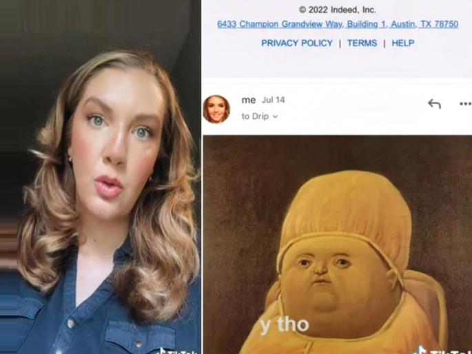 Lady Hilarious Response to Job Rejection Viral Photo : After being rejected in the interview, the woman replied to the company 'like this'; Company called for interview again | इंटरव्ह्यूमध्ये रिजेक्ट झाल्यावर महिलेने कंपनीला केला ‘असा’ रिप्लाय; कंपनीने पुन्हा मुलाखतीला बोलवले