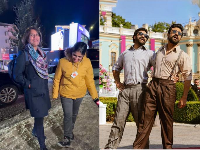 Ram Charan Mother In Law Shobana Kamineni Dance On Rrr Naatu Naatu Song Wife Upasana Konidela Reacted | Ram Charan Mother In Law : रामचरणच्या सासूबाईंनी भररस्त्यात ‘नाटू नाटू’ गाण्यावर केला डान्स, पाहा VIDEO Ram Charan Mother In Law Shobana Kamineni Dance On Rrr Naatu Naatu Song Wife Upasana Konidela Reacted | Ram Charan Mother In Law : रामचरणच्या सासूबाईंनी भररस्त्यात ‘नाटू नाटू’ गाण्यावर केला डान्स, पाहा VIDEO