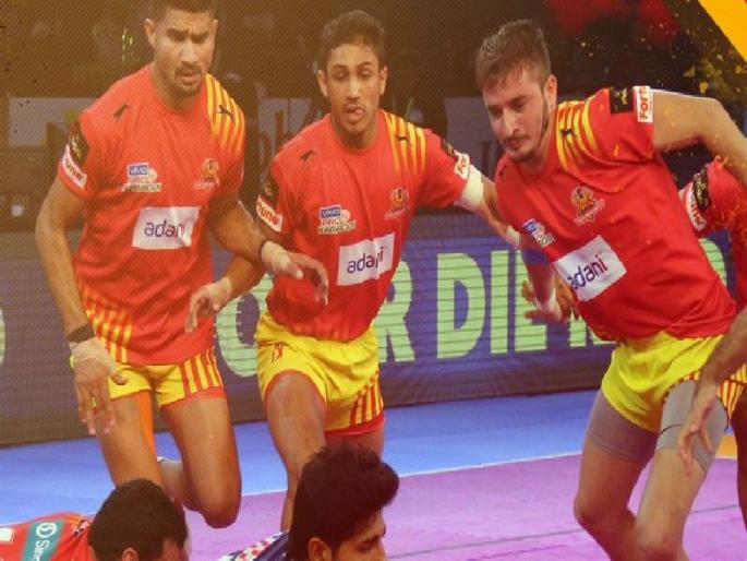 Pro Kabaddi: Gujarat's victory is the victory of Haryana | प्रो कबड्डी : हरियाणाने हिसकावला गुजरातचा विजय Pro Kabaddi: Gujarat's victory is the victory of Haryana | प्रो कबड्डी : हरियाणाने हिसकावला गुजरातचा विजय