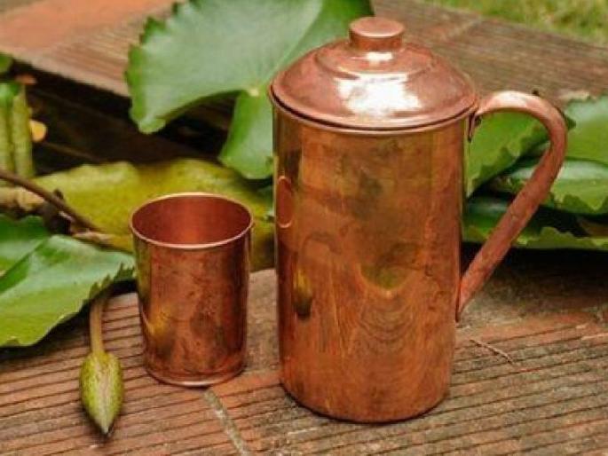 Drinks of copper water These are healthy benefits | तांब्याच्या भांड्यातील पाणी पिण्याचे हे आहेत आरोग्यदायी फायदे Drinks of copper water These are healthy benefits | तांब्याच्या भांड्यातील पाणी पिण्याचे हे आहेत आरोग्यदायी फायदे