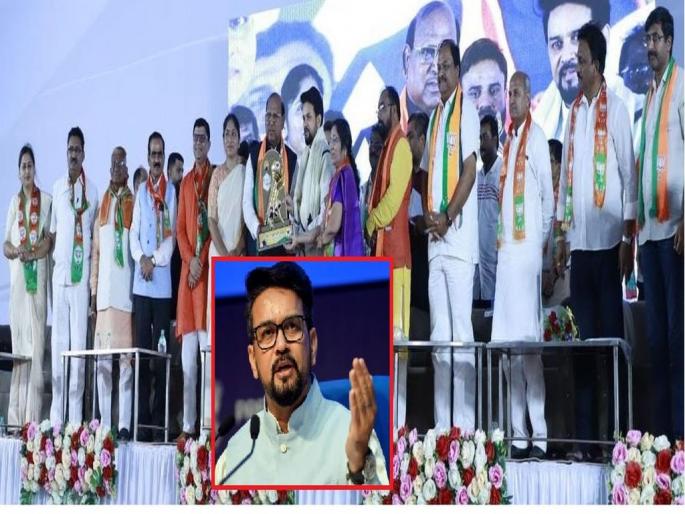 It was the BJP that did the work of making India in Gandhi's mind; Attacking opponents from public meetings | गांधींच्या विचारातील भारत घडविण्याचे काम भाजपानेच केले; जाहीर सभेतून विरोधकांवर हल्लाबोल It was the BJP that did the work of making India in Gandhi's mind; Attacking opponents from public meetings | गांधींच्या विचारातील भारत घडविण्याचे काम भाजपानेच केले; जाहीर सभेतून विरोधकांवर हल्लाबोल