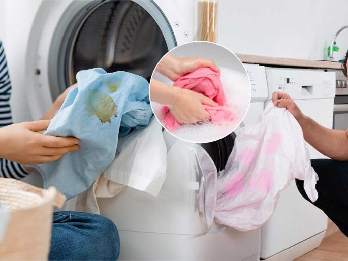 Clothe Cleaning Tips Stain on Cloths : If new clothes get the color of other clothes..? 3 easy tips for quick color removal | नव्याकोऱ्या कपड्यांना दुसऱ्या कपड्यांचा रंग लागला तर..? झटपट रंग काढण्याच्या 3 सोप्या टिप्स