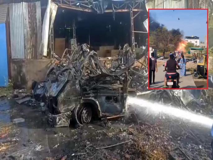 Cylinder explosion tremors in Revati Nagar of Nagpur; Damage to houses in the surrounding area | सिलिंडरच्या स्फोटांचे रेवतीनगरात हादरे; आजूबाजूच्या परिसरातील घरांचे नुकसान