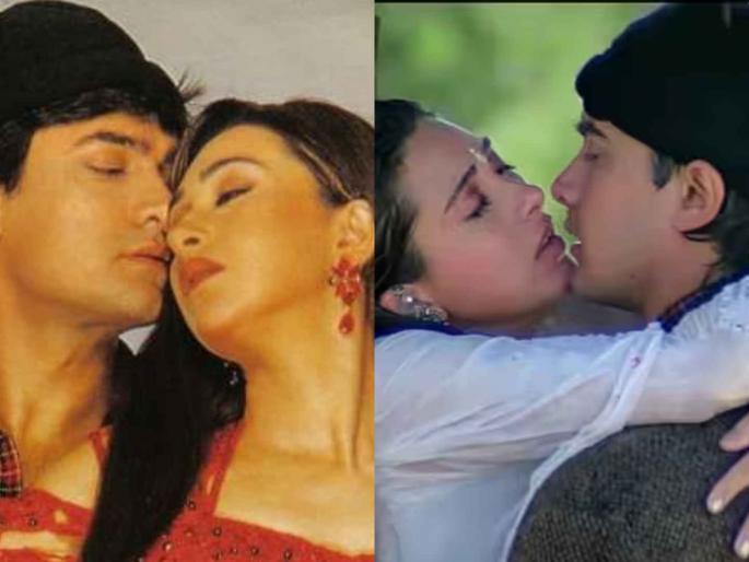 karishma kapoor and aamir khan kissing scene was shoot 47 times actress shiverling while shooting | ४७ वेळा शूट झाला करिश्मा आणि आमिरचा 'तो' किसिंग सीन, अभिनेत्री थरथर कापत होती कारण... karishma kapoor and aamir khan kissing scene was shoot 47 times actress shiverling while shooting | ४७ वेळा शूट झाला करिश्मा आणि आमिरचा 'तो' किसिंग सीन, अभिनेत्री थरथर कापत होती कारण...