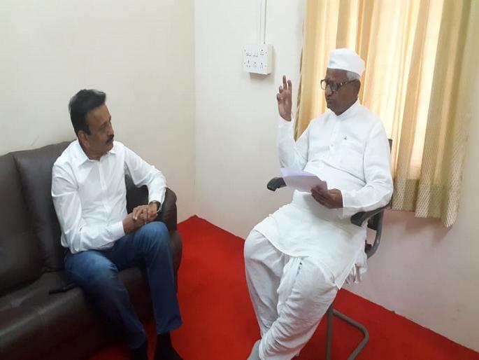 Government positive about the demand of Anna Hazare: Water Resources Minister Girish Mahajan | अण्णा हजारे यांच्या मागण्यासंदर्भात सरकार सकारात्मक : जलसंपदामंत्री गिरीश महाजन
