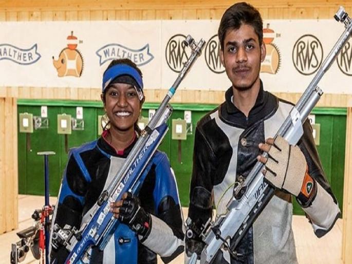 Young Shooters World Cup; Elevenil- Dominance of Divyansh | युवा नेमबाजांचा विश्वचषक स्पर्धेत ‘सुवर्णवेध’; इलावेनिल- दिव्यांश यांचा दबदबा Young Shooters World Cup; Elevenil- Dominance of Divyansh | युवा नेमबाजांचा विश्वचषक स्पर्धेत ‘सुवर्णवेध’; इलावेनिल- दिव्यांश यांचा दबदबा