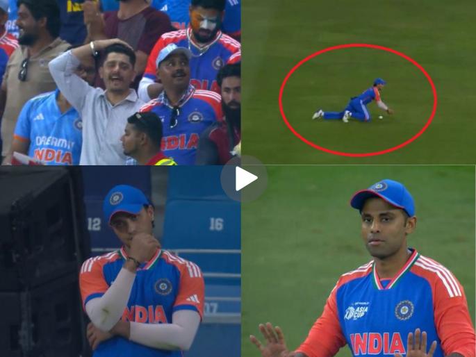 Abhishek Sharma drops a catch of Sahibzada Farhan in Super Fours of Asia Cup 2025 | IND vs PAK : हार्दिक पांड्यानं सलामीवीराचं काम केलं होतं तमाम, पण अभिषेक शर्मानं कॅच सोडला अन्...(VIDEO)