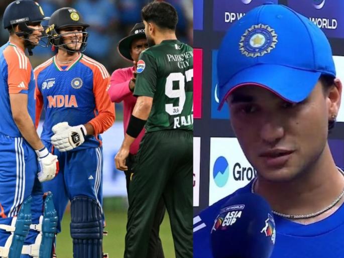 Abhishek Sharma Revealed Pakistani Players Made Personal Attacks After Every Ball IND vs PAK Asia Cup 2025 Watch Video | IND vs PAK : दोघांनी ठरवून पाकची जिरवली! मैदानात नेमकं काय घडलं? मॅचनंतर अभिषेकनं सगळं सांगितलं