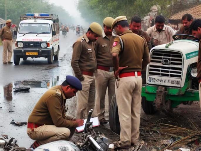 class 10 student killed friend injured as tractor driver making reel hits bike in noida | भीषण अपघात! स्टंटचा रील बनवत होता ट्रॅक्टर चालक, बाईकला धडक; दहावीच्या विद्यार्थ्याचा मृत्यू class 10 student killed friend injured as tractor driver making reel hits bike in noida | भीषण अपघात! स्टंटचा रील बनवत होता ट्रॅक्टर चालक, बाईकला धडक; दहावीच्या विद्यार्थ्याचा मृत्यू