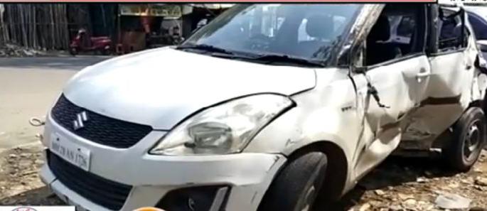 In Nagpur, a Speedy car hit a divider, killing a young woman | नागपुरात भरधाव कार दुभाजकावर धडकली, तरुणी ठार In Nagpur, a Speedy car hit a divider, killing a young woman | नागपुरात भरधाव कार दुभाजकावर धडकली, तरुणी ठार