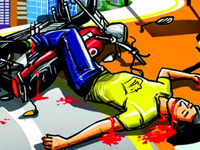 Two-wheeler woman dies after hit by truck | ट्रकचा धक्का लागल्याने दुचाकीस्वार महिलेचा मृत्यू Two-wheeler woman dies after hit by truck | ट्रकचा धक्का लागल्याने दुचाकीस्वार महिलेचा मृत्यू