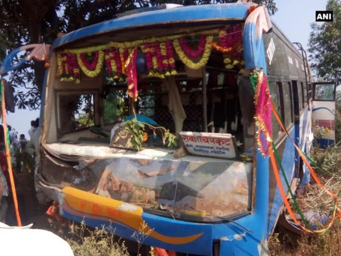 More Seven children and bus driver was killed after a bus met with an accident in Satna | मध्य प्रदेशमध्ये स्कूलबस आणि बसचा भीषण अपघात, सात विद्यार्थी आणि बस ड्रायव्हरचा मृत्यू More Seven children and bus driver was killed after a bus met with an accident in Satna | मध्य प्रदेशमध्ये स्कूलबस आणि बसचा भीषण अपघात, सात विद्यार्थी आणि बस ड्रायव्हरचा मृत्यू
