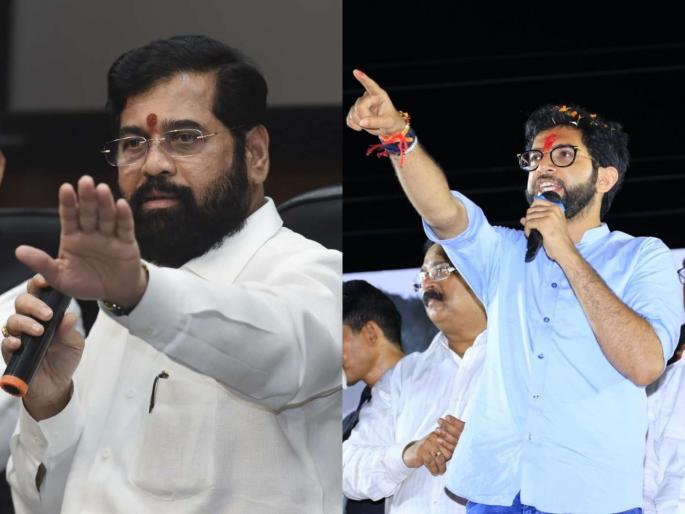 Shiv Sena MLA Aaditya Thackeray Target CM Eknath Shinde and BJP Devendra Fadnavis | "बाळासाहेबांच्या हिंदुत्वाच्या गोष्टी करायच्या अन् मातोश्रीवर भ्रष्टाचाराचे आरोप करतात" Shiv Sena MLA Aaditya Thackeray Target CM Eknath Shinde and BJP Devendra Fadnavis | "बाळासाहेबांच्या हिंदुत्वाच्या गोष्टी करायच्या अन् मातोश्रीवर भ्रष्टाचाराचे आरोप करतात"