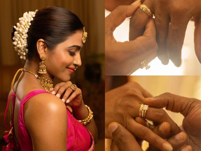 Actress Sai dhanshika got engaged with actor vishal on his birthday | बॉयफ्रेंडच्या वाढदिवशीच अभिनेत्री सईने केला साखरपुडा, १२ वर्ष मोठ्या अभिनेत्यासोबत करणार लग्न Actress Sai dhanshika got engaged with actor vishal on his birthday | बॉयफ्रेंडच्या वाढदिवशीच अभिनेत्री सईने केला साखरपुडा, १२ वर्ष मोठ्या अभिनेत्यासोबत करणार लग्न
