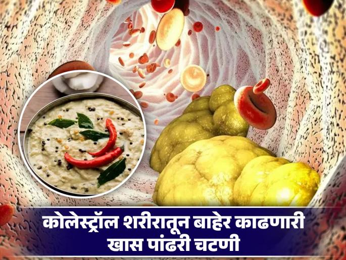 To reduce bad cholesterol and control blood sugar eat coconut chutney | कोलेस्ट्रॉल मुळापासून नष्ट करते 'ही' पांढरी चटणी, Heart Attack पासून होईल बचाव