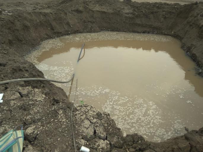 Farmers try to save crops by digging potholes in the river bank | नदीपात्रात खड्डे खोदून पिके वाचविण्याची धडपड Farmers try to save crops by digging potholes in the river bank | नदीपात्रात खड्डे खोदून पिके वाचविण्याची धडपड