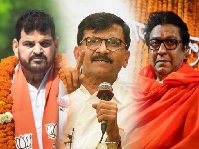 The person oppose Raj Thackeray visits Ayodhya, Brij Bhushan Singh is a fighting man, he will not back down; Appreciated by Shiv Sena Sanjay Raut | बृजभूषण सिंह लढवय्या माणूस, मागे हटणार नाही; शिवसेनेनं केले कौतुक