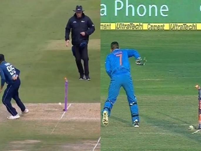 ENGvPAK : England Adil Rashid pulls off an MS Dhoni during 5th ODI against Pakistan 5th ODI | ENGvPAK : इंग्लंडचा आदिल रशीद 'कॅप्टन कूल' धोनीची कॉपी करतो तेव्हा, पाहा व्हिडीओ