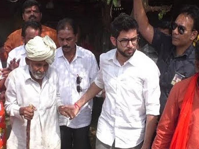 Aditya Thackeray said, "The farmers' crowds to see the CORN pickle | आदित्य ठाकरे म्हणाले, मक्याचं लोणचं आणलंय, पाहण्यासाठी शेतकऱ्यांची गर्दी